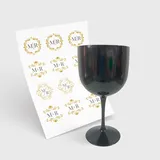 Taça de Gin 580ml e 1 Folha A3 DTF-UV