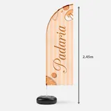 Wind Banner Completo para Piso M - Modelo Faca