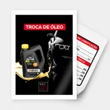Adesivo Troca de Óleo