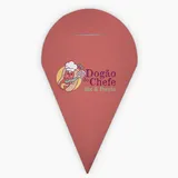 Cone para Fritas e Porção com Suporte para Molho
