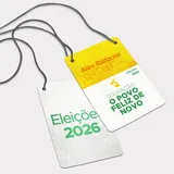Crachá para Delegado e Fiscal