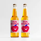 Rótulo para Cerveja Artesanal Retangular