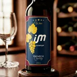 Rótulo para Garrafa de Vinho