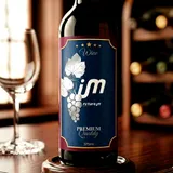 Rótulo para Garrafa de Vinho