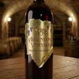 Rótulo para Garrafa de Vinho 750ml