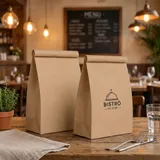 Saco Kraft para Delivery Personalizado