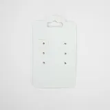 Tag Cartela Capelinha para Brincos 3 Pares
