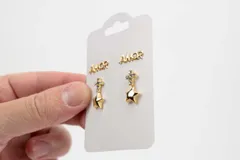 Tag Cartela Capelinha para Brincos 3 Pares