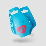 Tag Cartela Gravatinha 1 Par de Brinco 1 Colar