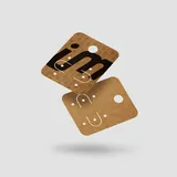 Cartela para 3 Pares de Brincos