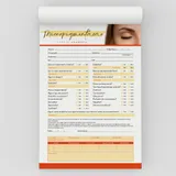 Ficha Anamnese de Micropigmentação Bloco com 100 Folhas