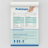 Ficha Anamnese de Podologia Bloco com 100 Folhas