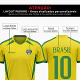 Camisa Brasil Personalizada