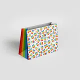 Sacola de Papel a Pronta Entrega Arco-Íris