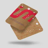 Cartela para Bijuterias 3 Pares de Brincos 1 Colar