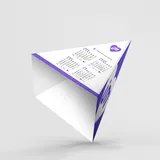 Calendário de Mesa Pirâmide Simples