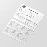 Ficha para Treino de Musculação