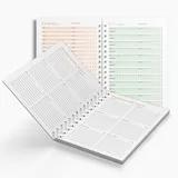 Agenda Premium Planner Branco Floral