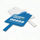 Placa Pirulito de Mão Adesivada - Corte Personalizado