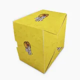 Embalagem Delivery Hambúrguer, Fritas e Porção