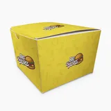 Embalagem Delivery Hambúrguer, Fritas e Porção