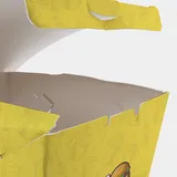 Embalagem Delivery Hambúrguer, Fritas e Porção