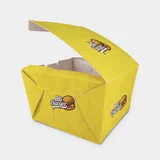 Embalagem Delivery Hambúrguer, Fritas e Porção