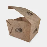 Embalagem Delivery Hambúrguer, Fritas e Porção
