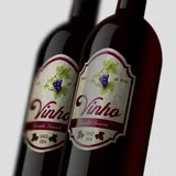 Rótulo para Garrafa de Vinho 750ml