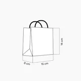 Sacola em Papel Personalizado em Silk - Basic