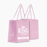 Sacola em Papel Personalizado em Silk - Basic