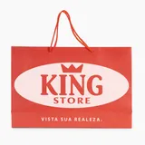 Sacola em Papel Personalizado em Silk - Basic