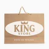Sacola em Papel Personalizado em Silk - Basic