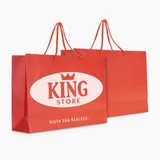 Sacola em Papel Personalizado em Silk - Basic