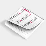 Bloco de Calendário Comercial 2027 - Anotações
