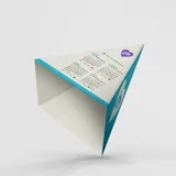 Calendário de Mesa Pirâmide Simples