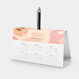 Calendário de Mesa Porta-Caneta
