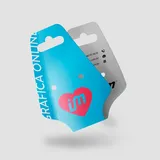Tag Cartela Gravatinha 1 Par de Brinco 1 Colar