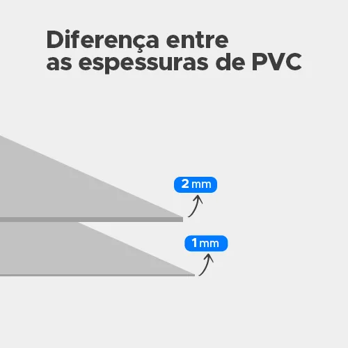 Calendário de Mesa em PVC/PS/PET Branco