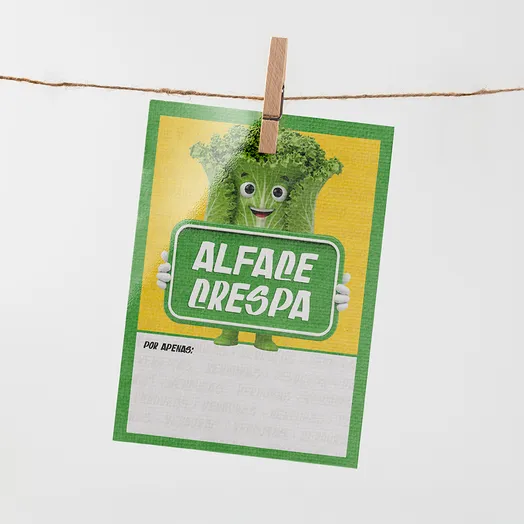 Plaquinha de Preço