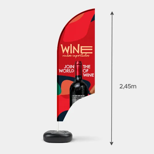 Wind Banner Kit Completo