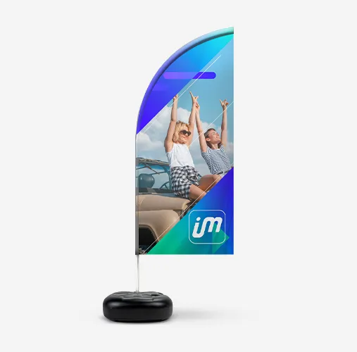 Wind Banner Kit Completo