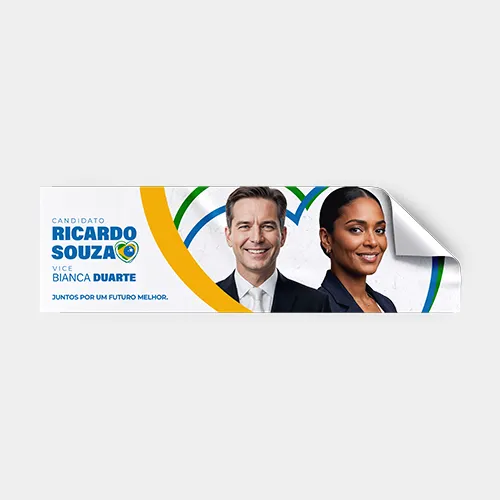 Adesivo Para-choque Eleições