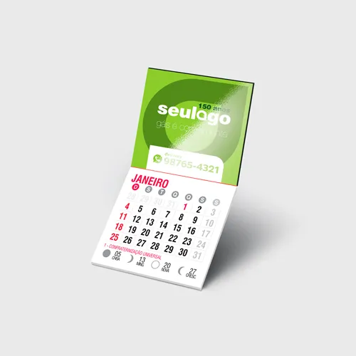Imã de Geladeira com Calendário 2027