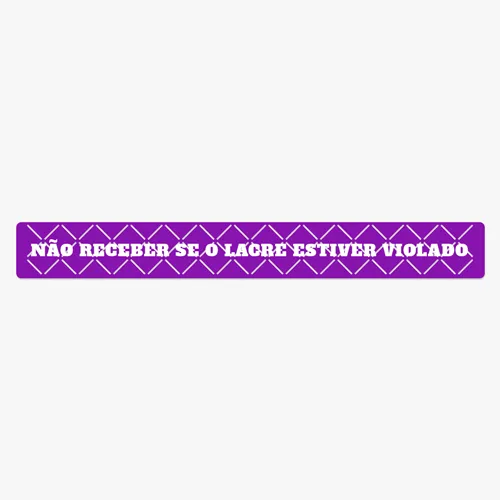 Lacre de Segurança Delivery
