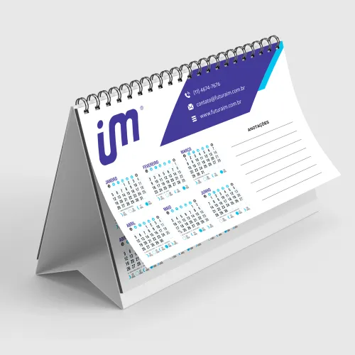 Calendário de Mesa Personalizado