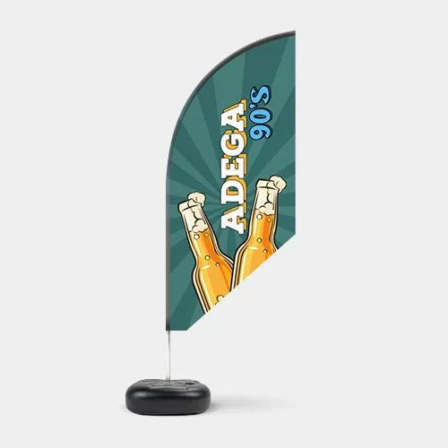 Wind Banner Kit Completo