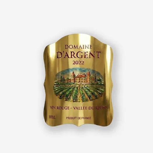 Rótulo para Garrafa de Vinho