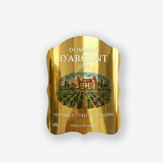 Rótulo para Garrafa de Vinho