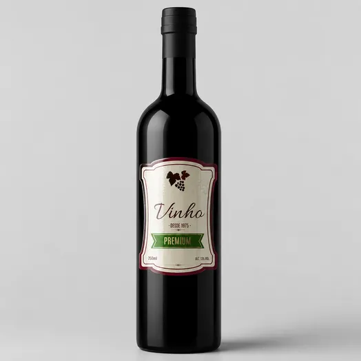 Adesivo para Garrafa de Vinho